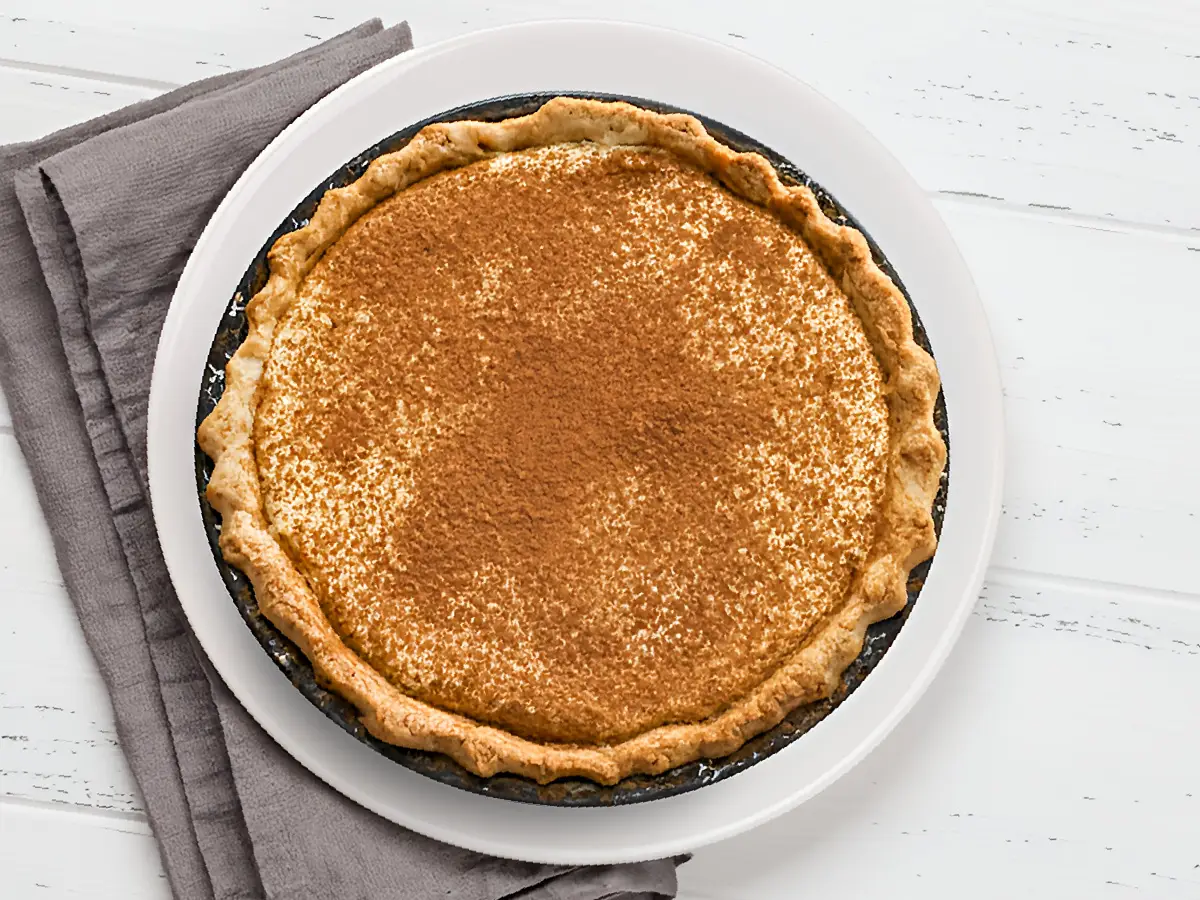 tarte au lait sud-africaine – dessert crémeux rapide
