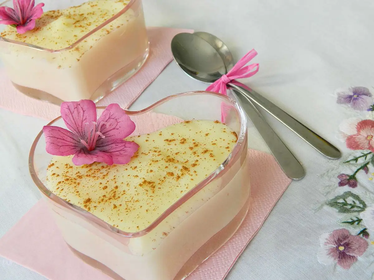 mahalabia – flan de lait égyptien crémeux, saupoudré de cannelle