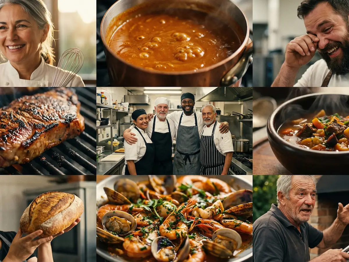 Mosaïque de photos représentant la diversité des 50+ chefs, blogueurs et passionnés de cuisine qui contribuent au réseau de Recettes.ci à travers la Côte d'Ivoire